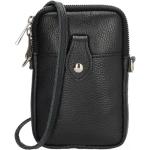 Dámske Elegantné kabelky čiernej farby v elegantnom štýle z kože v zľave 