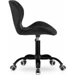 Kancelárske stoličky čiernej farby z kovu 