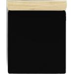Plachty čiernej farby s jednofarebným vzorom z bavlny 160x200 