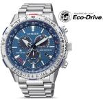 Náramkové hodinky Citizen Promaster nebesky modrej farby Ovládané rádiom eco-drive 