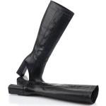 Dámske Designer Vysoké čižmy Karl Lagerfeld čiernej farby vo veľkosti 37 na zimu 