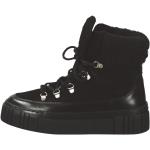 Dámske Členkové topánky Gant čiernej farby z hovädzej kože vo veľkosti 38 šnurovacie na zimu 