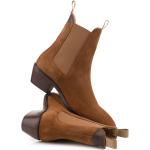 Dámske Členkové topánky Gant hnedej farby v elegantnom štýle zo semišu vo veľkosti 37 