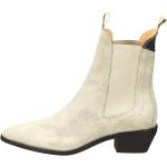 Dámske Členkové topánky Gant bielej farby v elegantnom štýle zo semišu vo veľkosti 37 
