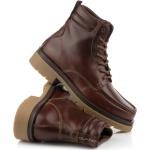 Pánske Členkové topánky Gant hnedej farby z hovädzej kože vo veľkosti 46 