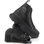 Pánske Designer Členkové topánky Karl Lagerfeld čiernej farby vo veľkosti 40 šnurovacie 