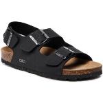 Pánske Kožené sandále CMP čiernej farby z koženky vo veľkosti 42 na leto 
