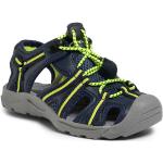 Detské Športové sandále CMP tmavo modrej farby z koženky vo veľkosti 35 na leto 