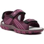 Detské Športové sandále CMP fialovej farby z koženky vo veľkosti 35 na leto 