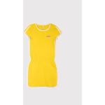Dievčenské šaty coccodrillo žltej farby z bavlny do 10 rokov v zľave 