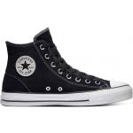 Pánska Skate obuv Converse Chuck Taylor čiernej farby v ležérnom štýle z kože na leto 