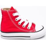 Dievčenské Plátené tenisky Converse červenej farby z tkaniny vo veľkosti 20 