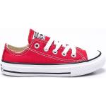 Dievčenské Plátené tenisky Converse červenej farby z tkaniny vo veľkosti 34 v zľave 