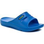 Dámske Plážové šľapky Coqui modrej farby zo syntetiky vo veľkosti 39 na štandardné nohy na leto 