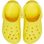 Detské Dreváky Crocs Baya žltej farby na leto 