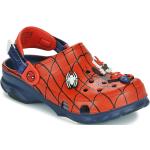 Detské Kroksy Crocs námornícky modrej farby vo veľkosti 35 s motívom Spiderman 