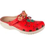 Dámske Kroksy Crocs Classic červenej farby vo veľkosti 44 s motívom Frida Kahlo 