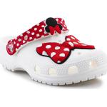 Detské Sandále Crocs Classic bielej farby zo syntetiky vo veľkosti 20 s motívom Duckburg / Mickey Mouse & Friends na leto 