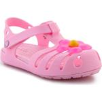 Detské Sandále Crocs ružovej farby zo syntetiky vo veľkosti 20 na leto 