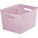 Úložné boxy curver ružovej farby v modernom štýle z plastu 