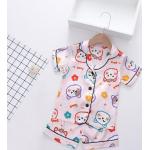Detské pyžamá so zvieracím vzorom z polyesteru 2 ks balenie 
