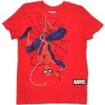 Chlapčenské Detské tričká červenej farby z bavlny s motívom Spiderman 