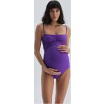 Dámske Tehotenské plavky fialovej farby vo veľkosti XL v zľave 