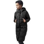 Dámske Zimné kabáty Urban Classics čiernej farby v streetwear štýle vo veľkosti XS na zips Kapucňa udržateľná móda 