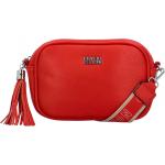 Dámske Crossbody kabelky coveri world červenej farby v športovom štýle zo syntetiky na zips 