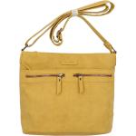 Dámske Crossbody kabelky Enrico Benetti žltej farby zo syntetiky na zips 