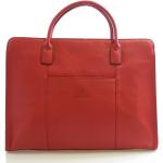 Dámska kabelka červená kožená - Hexagona 462698 červená