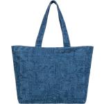 Dámske Shopper kabelky Roxy Roxy modrej farby s kvetinovým vzorom 