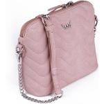 Dámske Elegantné kabelky Vuch ružovej farby v elegantnom štýle z koženky na zips v zľave 