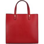 Dámske Elegantné kabelky tmavo červenej farby v elegantnom štýle z hovädzej kože na zips odnímateľný popruh s cvokmi 
