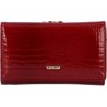 Dámska kožená peňaženka červená - Ellini Liviana červená