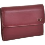 Dámske Elegantné peňaženky Roncato červenej farby v elegantnom štýle na zips 