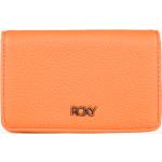 Dámske Kožené peňaženky Roxy Shadow oranžovej farby z polyuretánu Vegan v zľave 