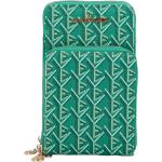 Dámske Crossbody kabelky coveri world zelenej farby z koženky vrecko na mobil 