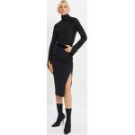 Dámske Midi sukne Trendyol čiernej farby vo veľkosti S s dĺžkou: Pod kolená v zľave 