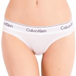 Dámske Designer String nohavičky Calvin Klein bielej farby v sexy štýle vo veľkosti XXXL v zľave 