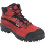 Dámske Turistická obuv červenej farby technológia Vibram podrážka vo veľkosti 37 s výškou opätku viac ako 9 cm na zimu 