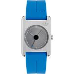 Dámske Náramkové hodinky adidas Originals modrej farby v retro štýle v zľave 