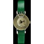 Dámske Náramkové hodinky zelenej farby v retro štýle 