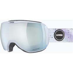 Dámske lyžiarske okuliare UVEX Downhill 2100 CV WE S2 arctic blue matt/mirror white/colorvision green