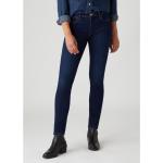 Dámske Slim Fit jeans WRANGLER modrej farby z bavlny vo veľkosti XXS so šírkou 26 s dĺžkou 32 udržateľná móda 
