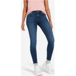Dámske Skinny jeans WRANGLER modrej farby super skinny z bavlny vo veľkosti XXS so šírkou 25 s dĺžkou 32 na gombíky 