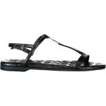 Dámske Kožené sandále PATRIZIA PEPE čiernej farby z polyuretánu na leto 