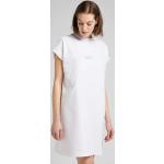Dámske Tričkové šaty LEE bielej farby z bavlny vo veľkosti XS 