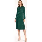 Dámske Spoločenské šaty Nife zelenej farby z polyesteru vo veľkosti S s dĺžkou: Pod kolená v zľave 