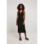 Dámske Šaty pre moletky Urban Classics čiernej farby v streetwear štýle vo veľkosti XXXL bez rukávov s dĺžkou: Pod kolená udržateľná móda 